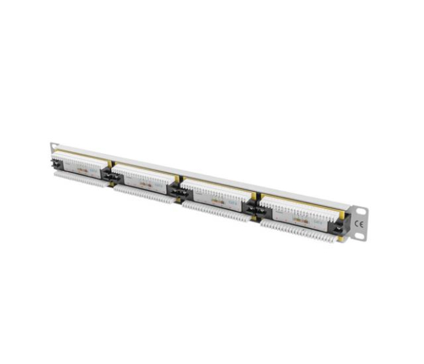LANBERG Patch Panel 24 Port 1U Kat.6 szary PPU6-1024-S - 457378 - zdjęcie 5